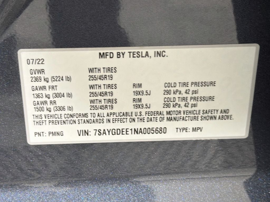 2022 Tesla Model Y Long Range