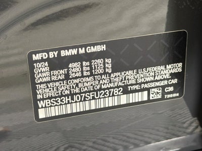 2025 BMW M3 Competition