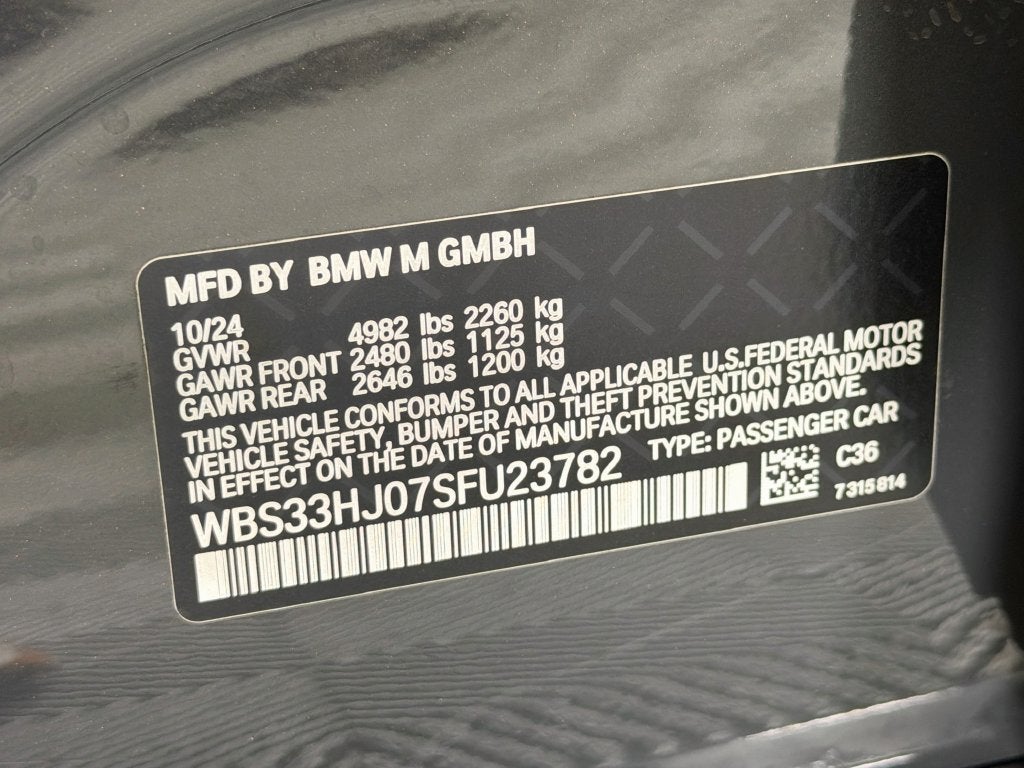 2025 BMW M3 Competition