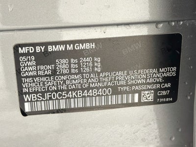 2019 BMW M5 Base
