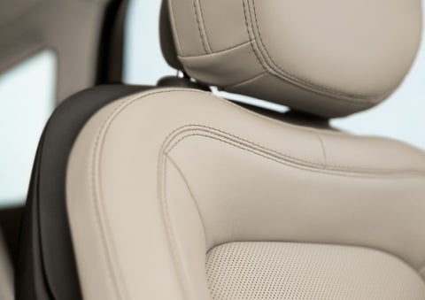 Fine craftsmanship is shown through a detailed image of front-seat stitching. | Lincoln North Miami in North Miami FL