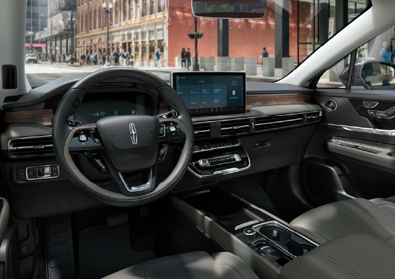 The interior dashboard of 2026 Lincoln Corsair® SUV is shown here. | Lincoln North Miami in North Miami FL