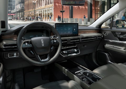 The interior dashboard of 2026 Lincoln Corsair® SUV is shown here. | Lincoln North Miami in North Miami FL