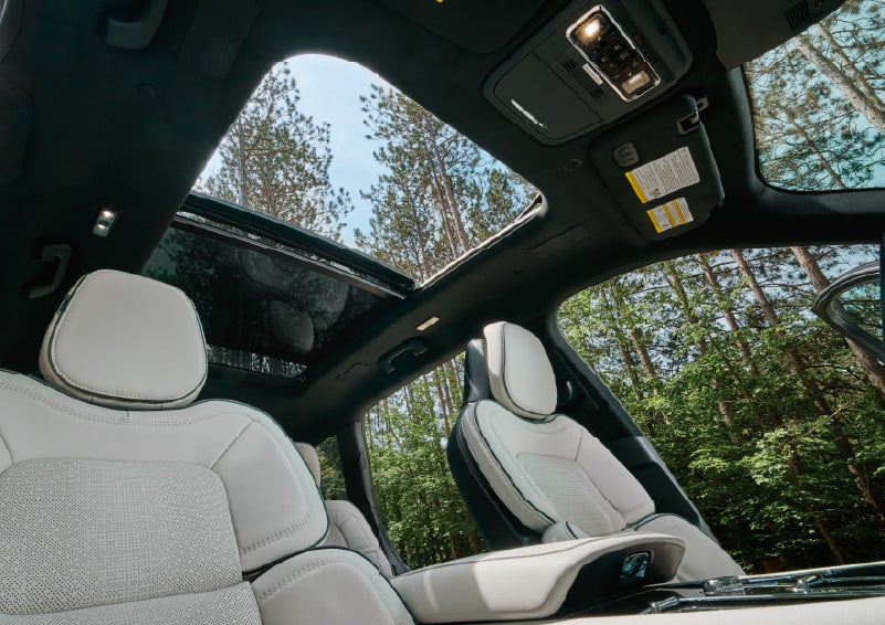 The front seats of a 2027 Lincoln Aviator® Black Label™ SUV | Lincoln North Miami in North Miami FL