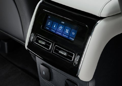 The second row touch screen displays audio and temperature control settings. | Lincoln North Miami in North Miami FL
